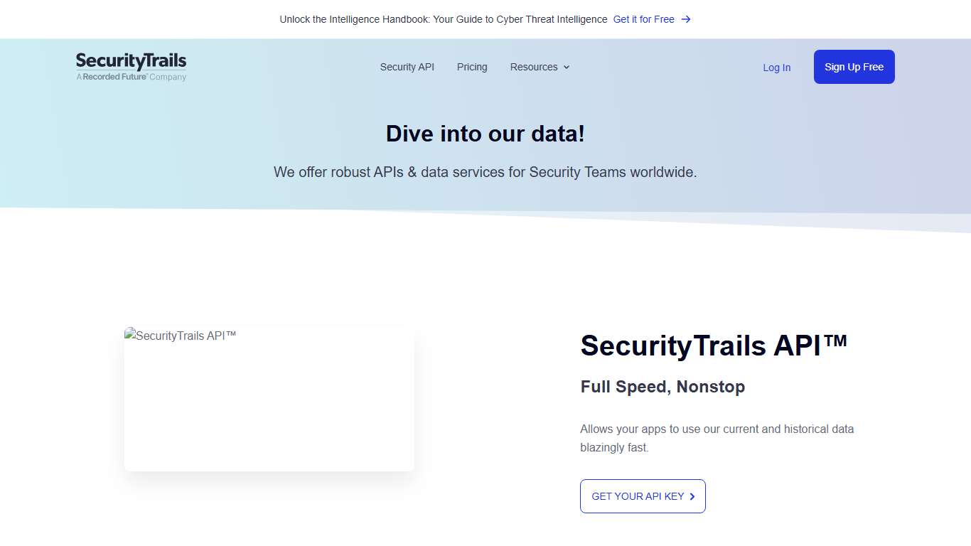 SecurityTrails: Data Security, Threat Hunting, and Attack Surface Management Solutions for Security Teams